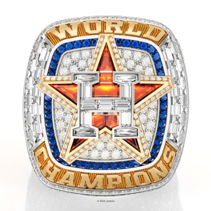 Houston Astros Champ Ring Front